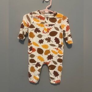 Angel Dear Fall Leaves Print bamboo 3-6 month
